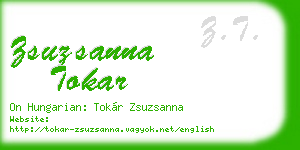 zsuzsanna tokar business card
